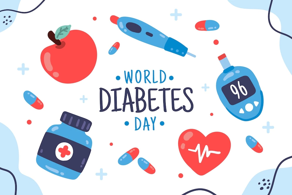 hand-drawn-flat-world-diabetes-day-background_23-2149120968